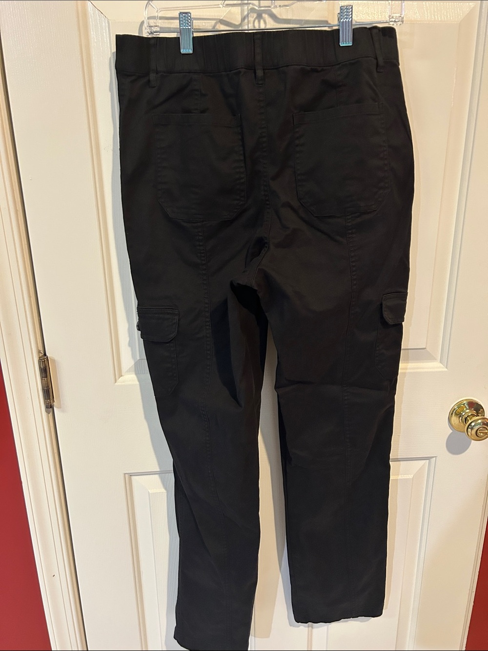 Belle by Kim Gravel Black Women's Cargo Pants - Picture 4 of 5